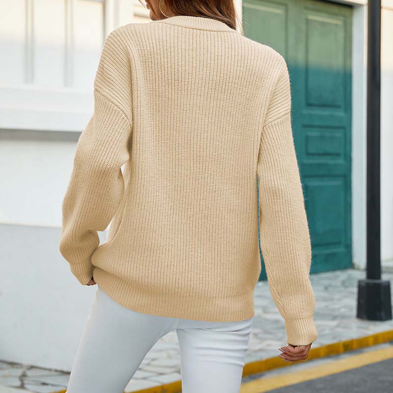 LOLA™ ELEGANTER KABELSTRICK CASUAL PULLOVER