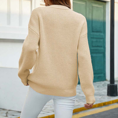 LOLA™ ELEGANTER KABELSTRICK CASUAL PULLOVER