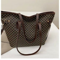 Damen strukturierten Shopper-Tasche Nord Taschen in Braun