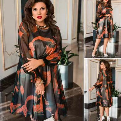 AusgestelltesKleid™ Elegante Flare Bewegung