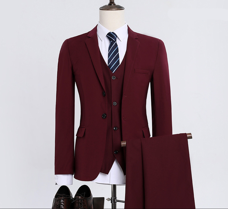 Herren Moderne Elegante Hochzeitsgast Anzug | 3-Dreiliger