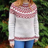 LOCKERE MODE | BEQUEMER STRICKSTIL in Grau