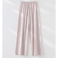Damen Weite Relax-Hose aus seidigem Modal mit elastischem Bund und Tunnelzug Nord Taschen in Nebelrosa