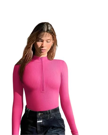 Vera® | Damen Badeanzug mit Reißverschluss und langen Ärmeln