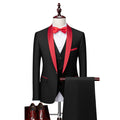 Schwarz Rot / 3 Pcs Satz