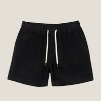 James | Elastischer Bund Kordelzug Shorts in Schwarz