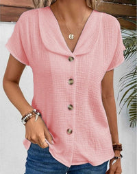 Aliyah - Schicke Sommer bluse in Rosa