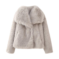 Tabea - Winter-Pelzjacke Damen in Vanille
