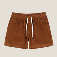 James | Elastischer Bund Kordelzug Shorts in Braun