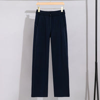 Damen Performance-Trainingsjacke mit Stehkragen und Daumenloch Nord Taschen in Navyblaue Hose
