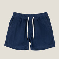 James | Elastischer Bund Kordelzug Shorts in Marineblau
