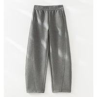 Damen Kurze Kapuzen-Sweatjacke mit Zwei-Wege-Reißverschluss und Kängurutaschen Nord Taschen in Hose Dunkelstahlgrau