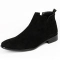 Schwarzes Wildleder