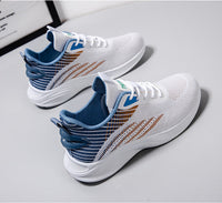 Herren Leicht Lauf Sportschuhe | Schnüren in Weiß