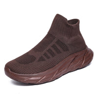 Damen High-Performance Socken Sneaker in Braun