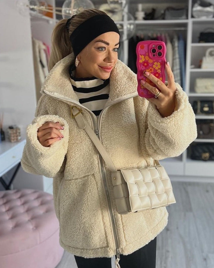 Mirella | Teddy Fleece Jacke