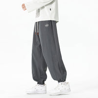 Herren Weitgeschnittene Outdoor-Hose in Dunkelgrau