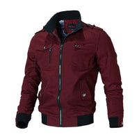 Stylische Bomberjacke für Männer - Mike in Rot