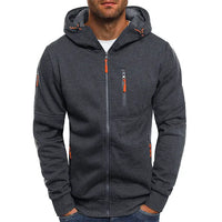 Stilvolle Fleece Jacke für Herren - Oliver in Dunkelgrau