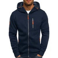 Stilvolle Fleece Jacke für Herren - Oliver in Marineblau