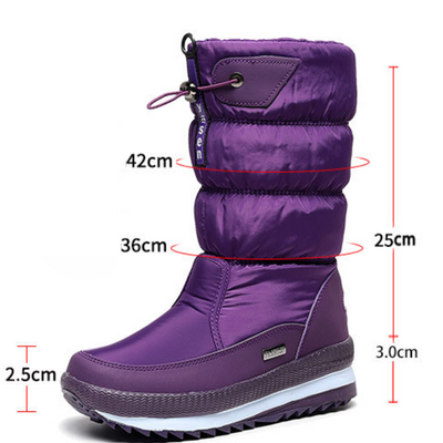 Sofie™ - Rutschfeste und Wasserdichte Schneestiefel aus Kunstfell