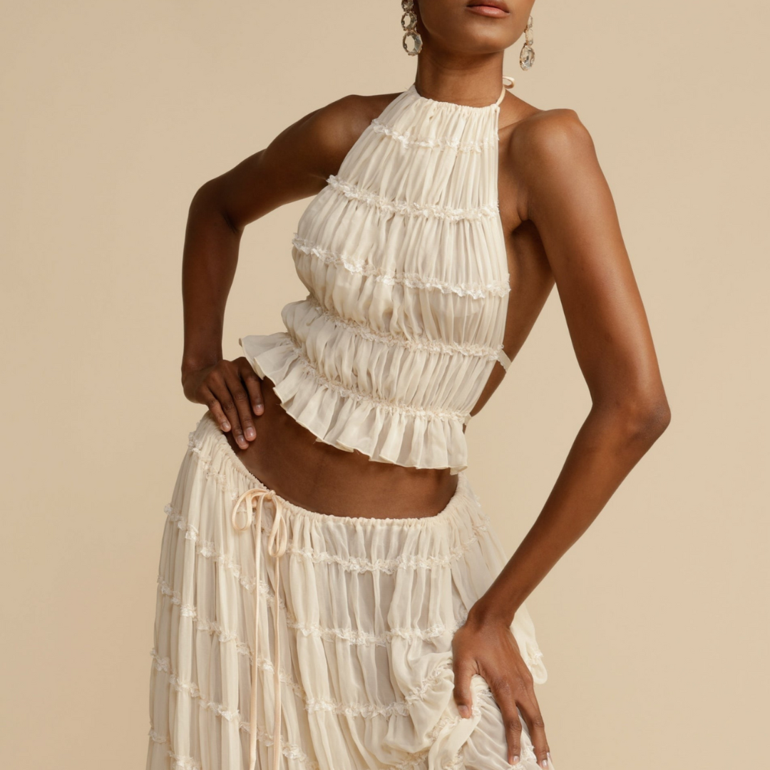 Imogen® | Neckholder-Top und Rock-Set