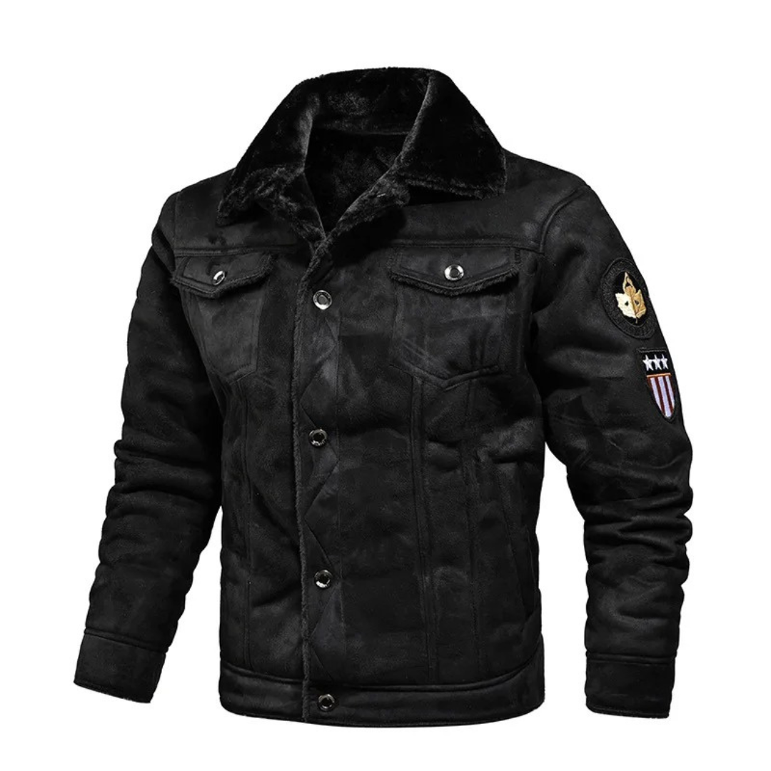 Andreas® | Warme und Vielseitige Lederjacke