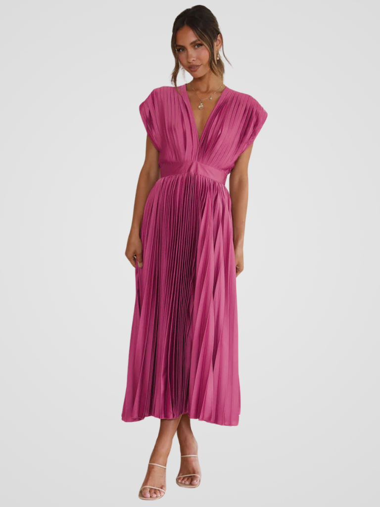 AMAYA PLEATED MIDI