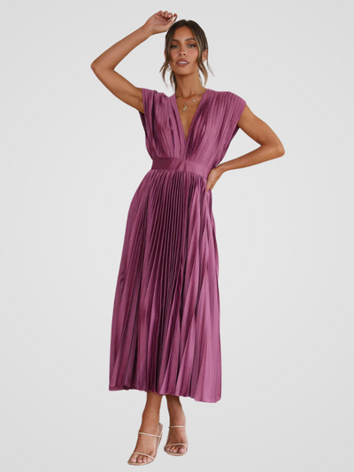 AMAYA PLEATED MIDI