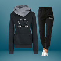 LiebesFit™ - Ensemble in Schwarz / Fast ausverkauft!