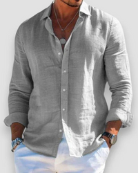 LUCAS | CASUAL HEMD HERREN in Grau