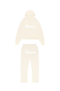 Unisex-Trainingsanzug mit Kapuze - Nova in Beige