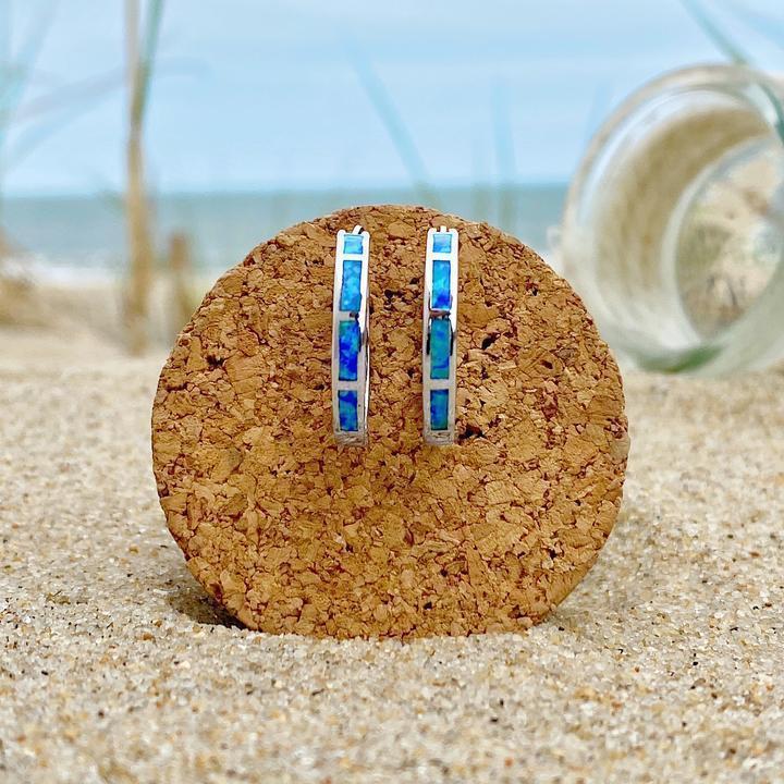 Luxus Silber und Opal Ozean inspirierte Ringe