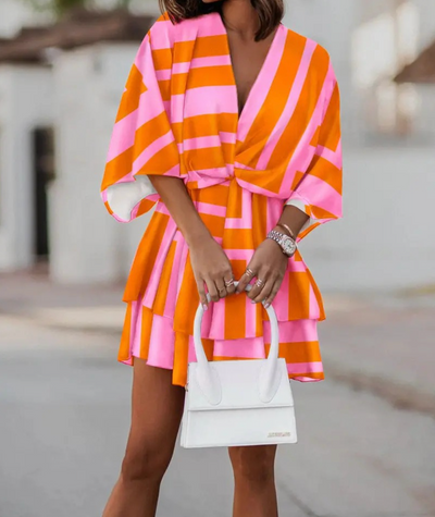 Valeria - Böhmisches Blumen-Minikleid