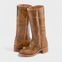 Stefanie | Damen Klassische Orthopädische Stiefel in Hellbraun