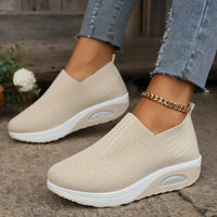 Mira | Orthopädische Komfortschuhe zum Reinschlüpfen in Beige