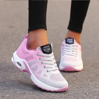 Annelie | Damen Air-Dämpfung Freizeit Sneaker in Rosa