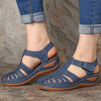 Orthopädische Damen Sandalen mit Arch Support für Spaziergänge und Alltag in Hellblau