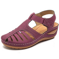 Orthopädische Damen Sandalen mit Arch Support für Spaziergänge und Alltag in Karmesin