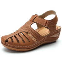 Orthopädische Damen Sandalen mit Arch Support für Spaziergänge und Alltag in Braun