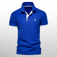 Oscar | Polo Shirt in Blå