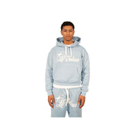 LT2 Unisex Hoodie und Jogginghosen Set in Hellbau
