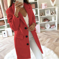 Stilvolle Herbst- und Winterjacke - Pleun in Rot