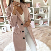 Stilvolle Herbst- und Winterjacke - Pleun in Rosa