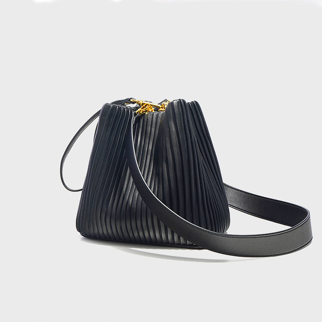 Elegante Damen Leder Umhängetasche mit verstellbarem Gurt