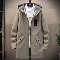 Herren Windbreaker-Kapuzenjacke - Pasky in Kaffee