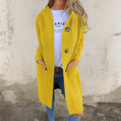 Paula™ | Elegante lange Strickjacke