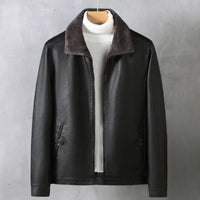 Lässige Winterjacke für Männer - Percival in Schwarz