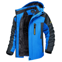 Pier - Wasserdichte Winterjacke in Blau