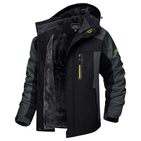 Pier - Wasserdichte Winterjacke in Schwarz